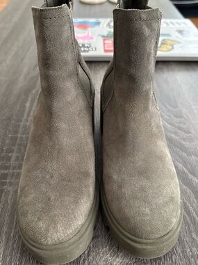 Splendid Olive Green Slip-On Bootie